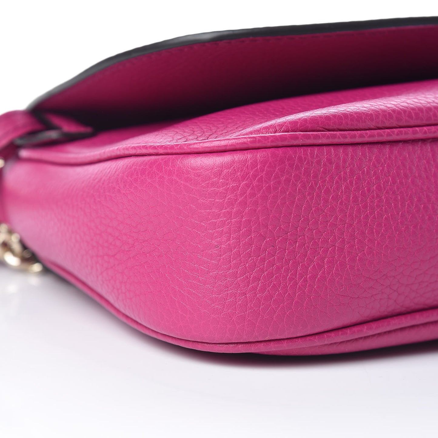 Cellarius Calfskin Medium Soho Flap Crossbody Bright Bouganville