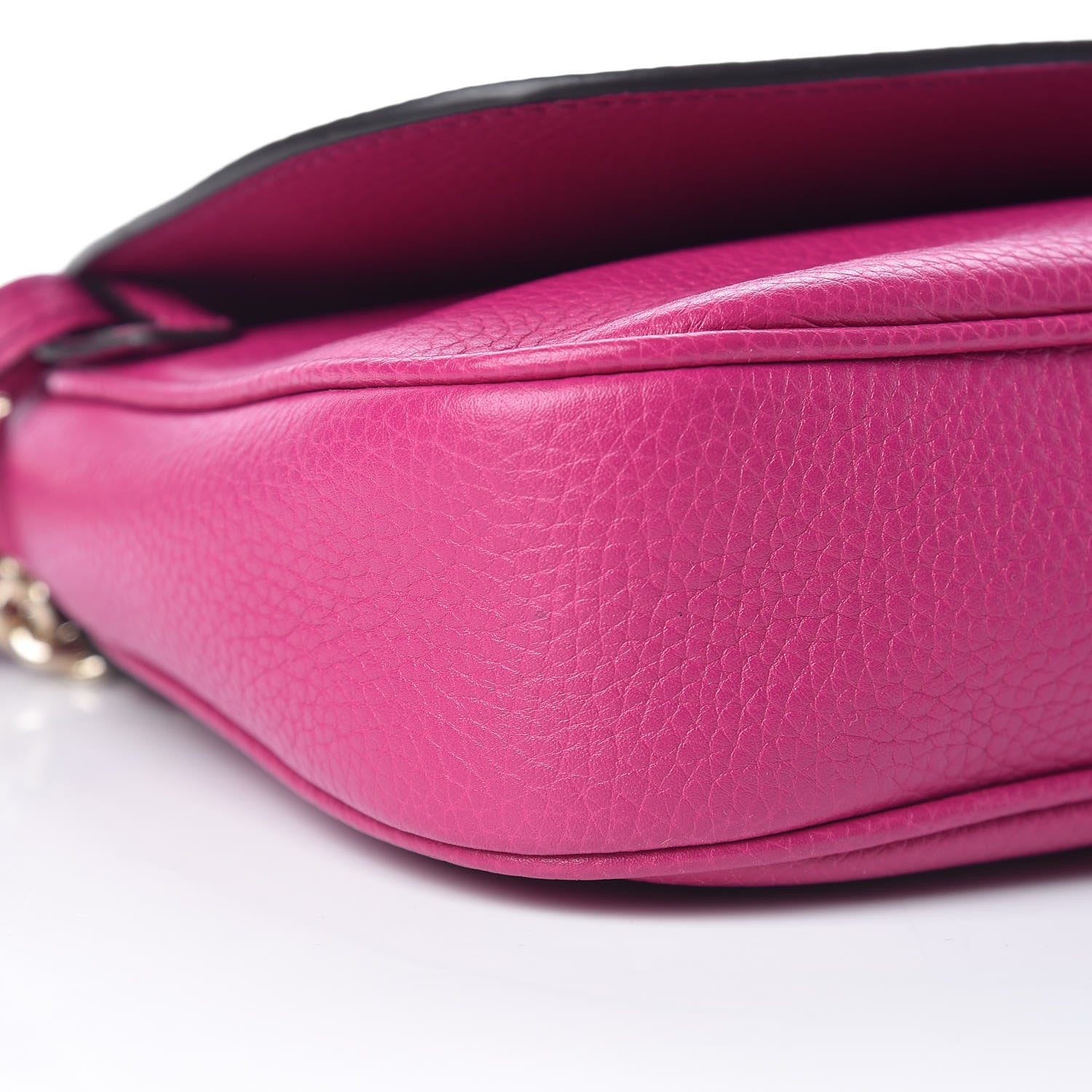 Gucci Cellarius Calfskin Medium Soho Flap Crossbody Bright Bouganville 5 of 9