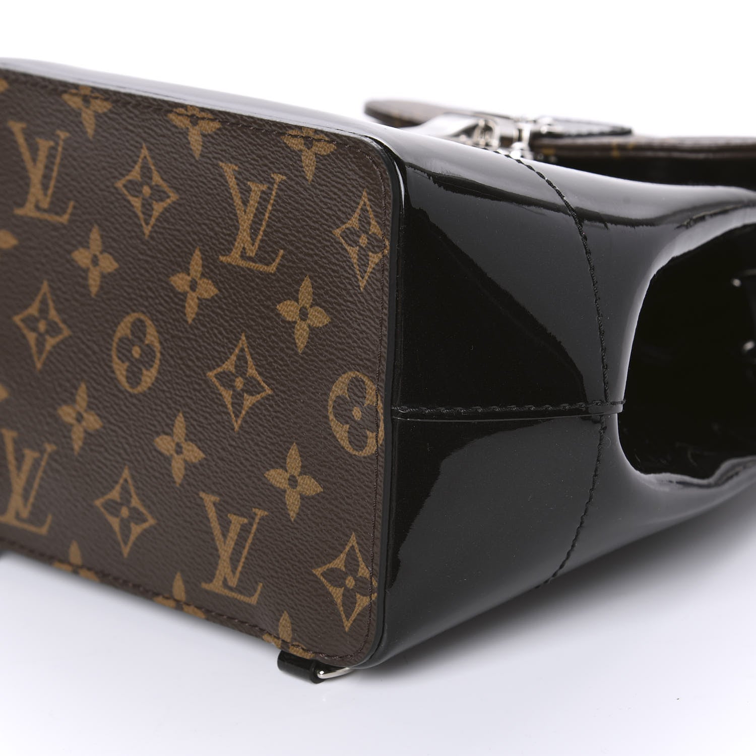 Louis Vuitton Patent Monogram Hot Springs Backpack Black 7 of 10