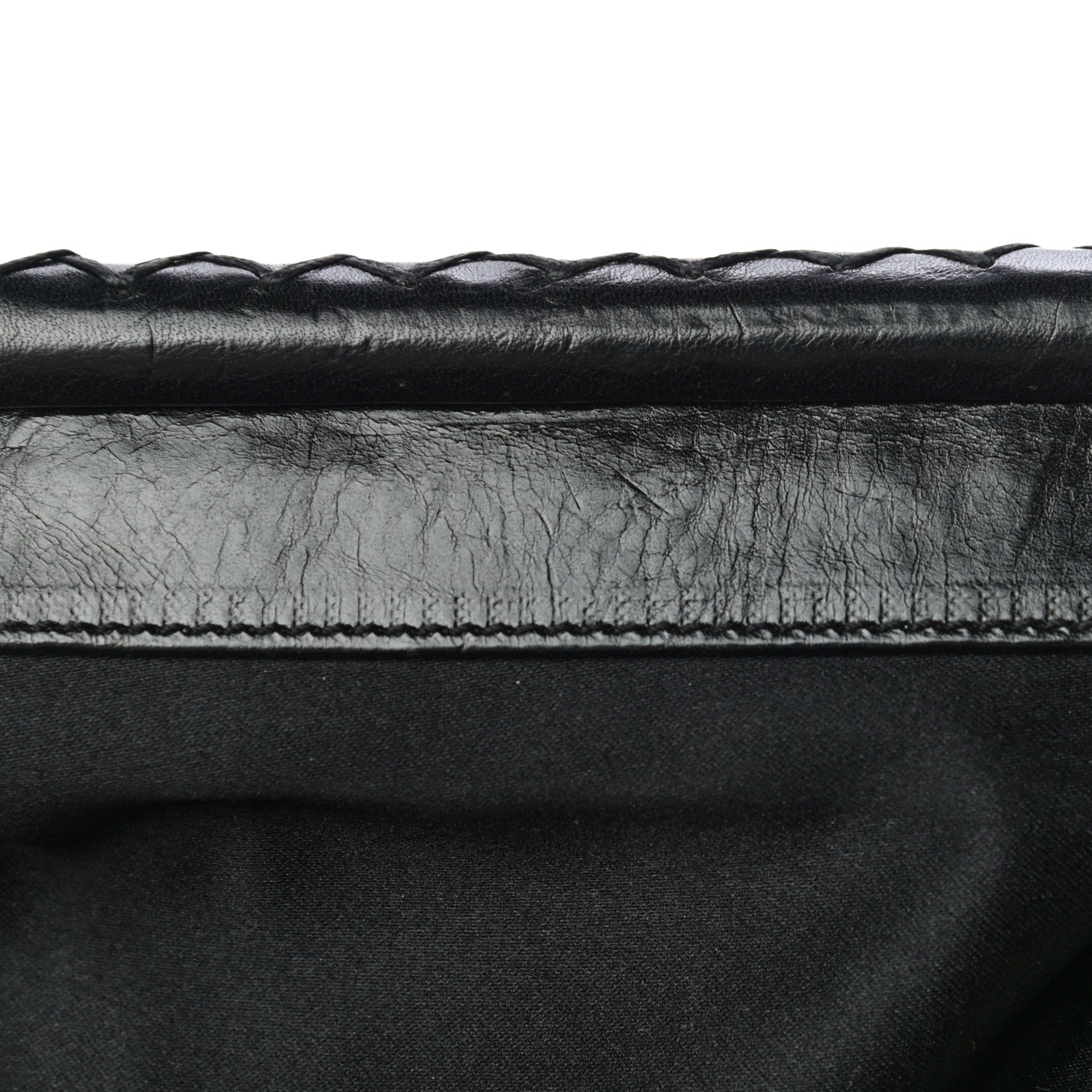 Versace Satin Chain Satchel Black 10 of 10