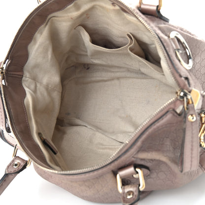 Gucci Metallic Microguccissima Medium Sukey Top Handle Bag Dark Cipria 5 of 15