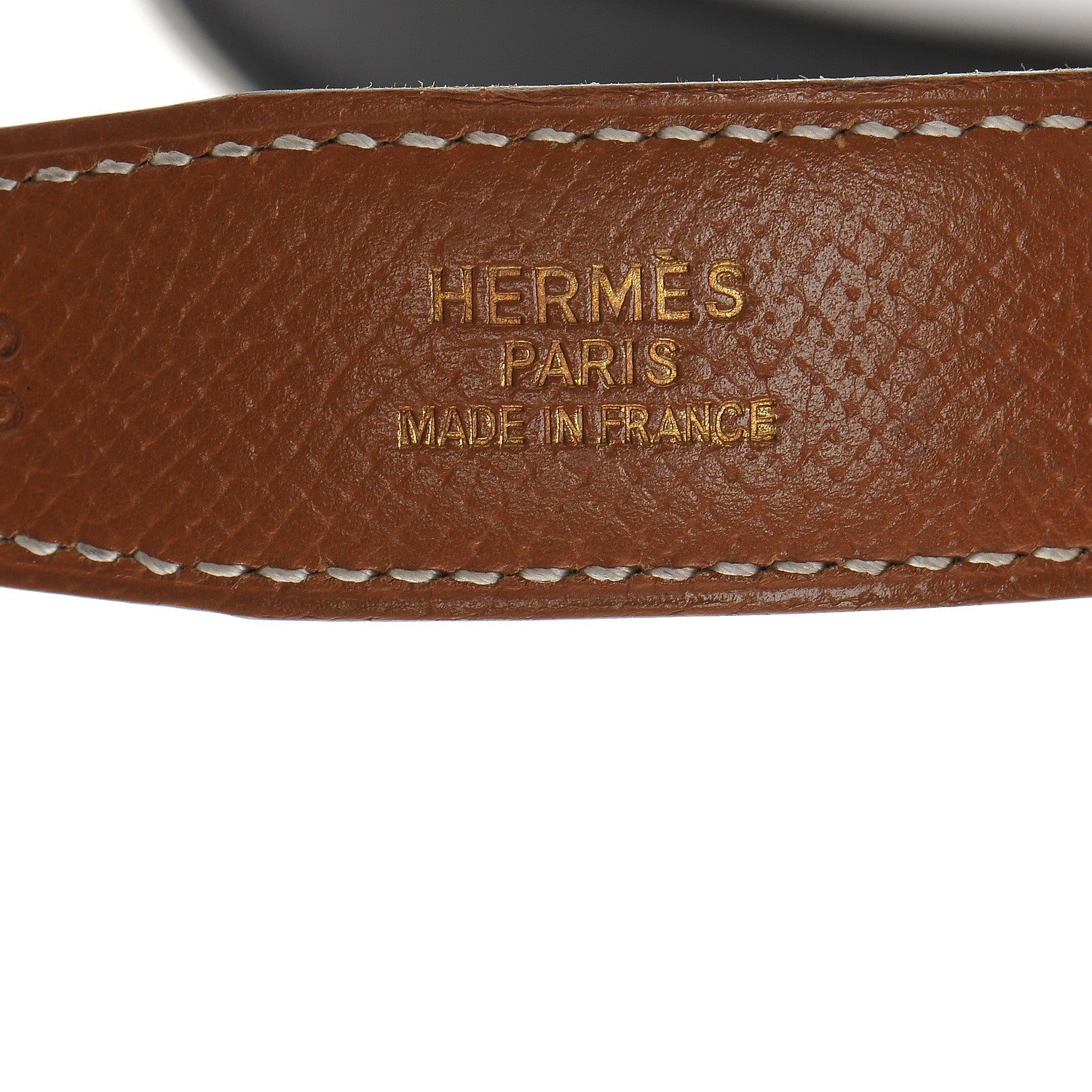 Hermes Box Togo Constance 24mm H Belt 65 Noir Gold 4 of 8