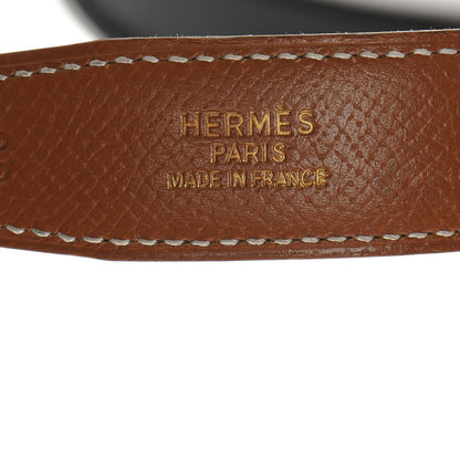 Hermes Box Togo Constance 24mm H Belt 65 Noir Gold 4 of 8