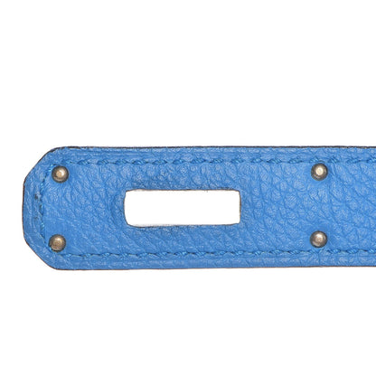 Hermes Togo Verso Birkin 35 Bleu Zanzibar Malachite 21 of 37