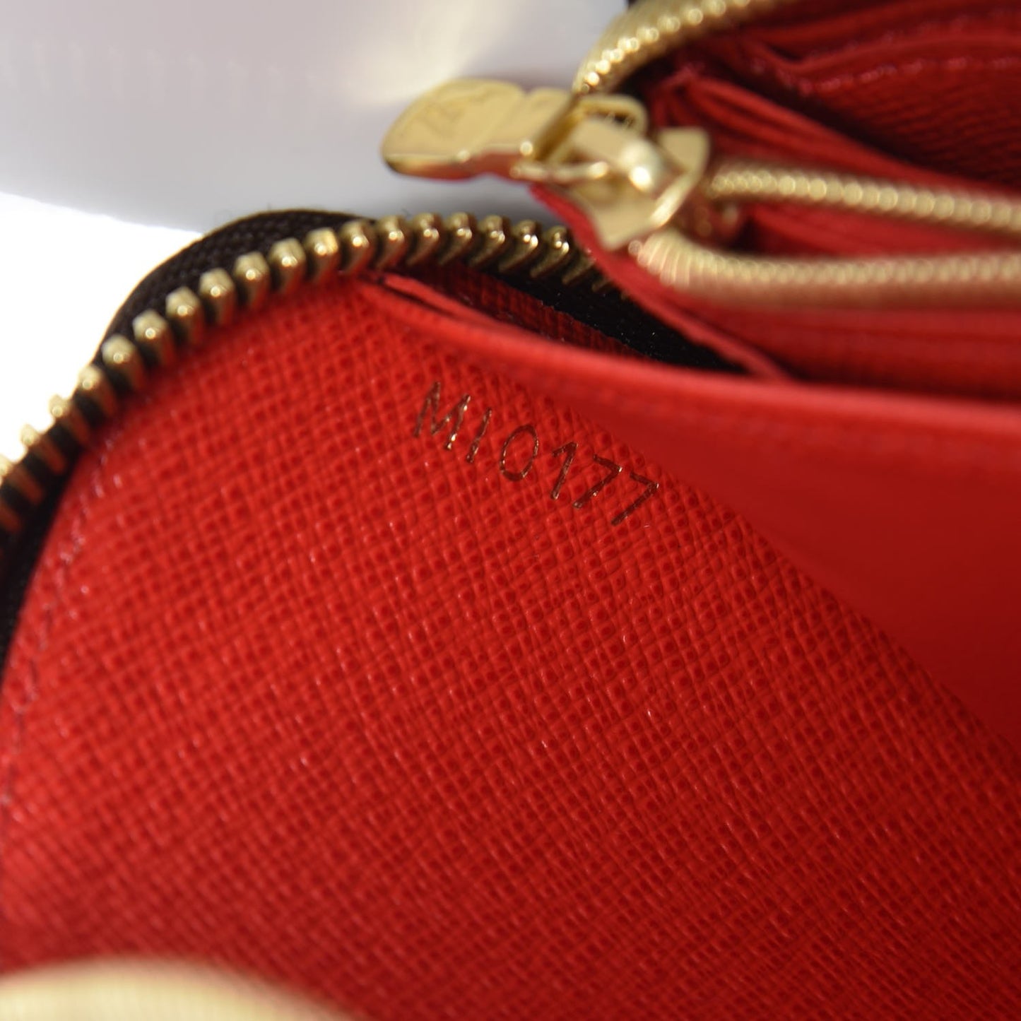 Monogram Zippy Wallet Coquelicot