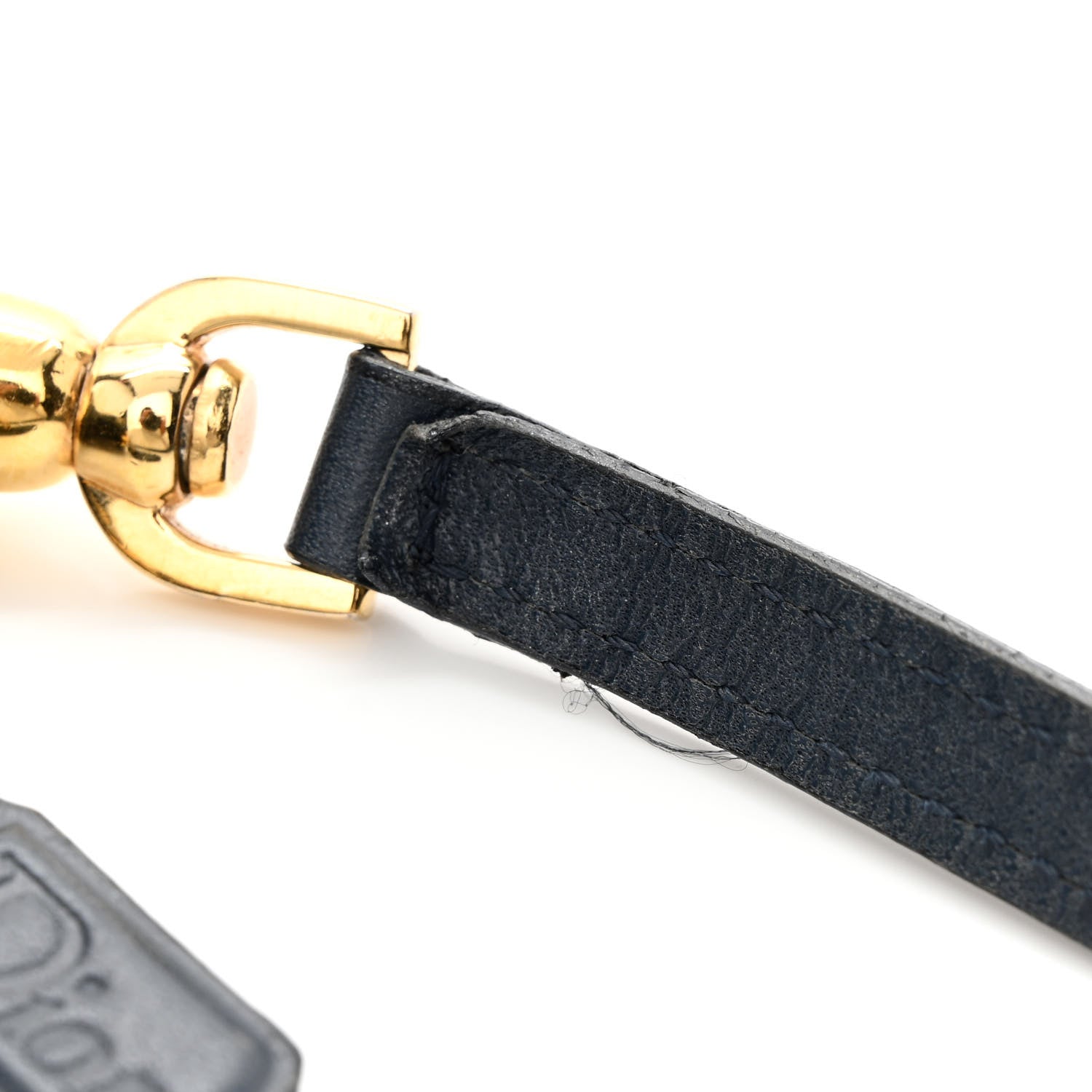 Christian Dior Monogram Mini Saddle Pochette Navy 12 of 13