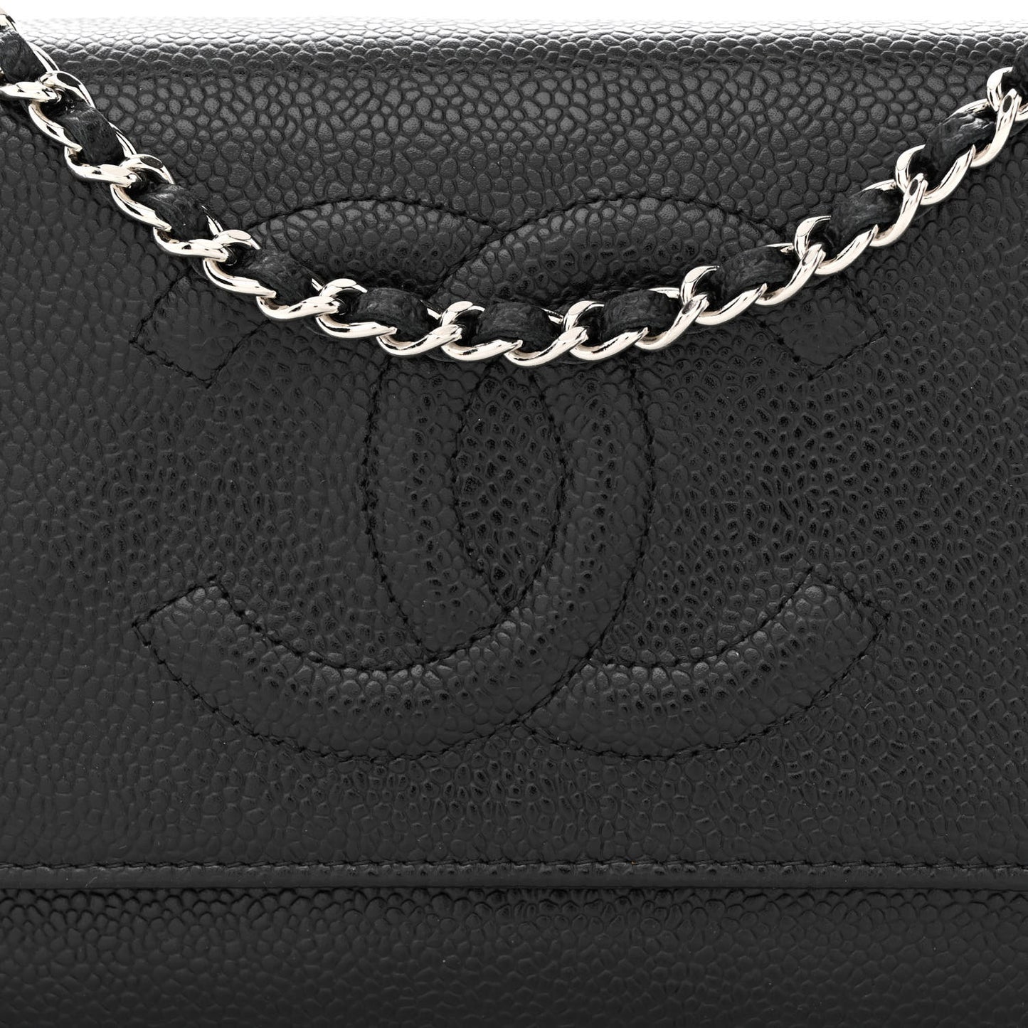 Caviar Timeless CC Wallet on Chain WOC Black
