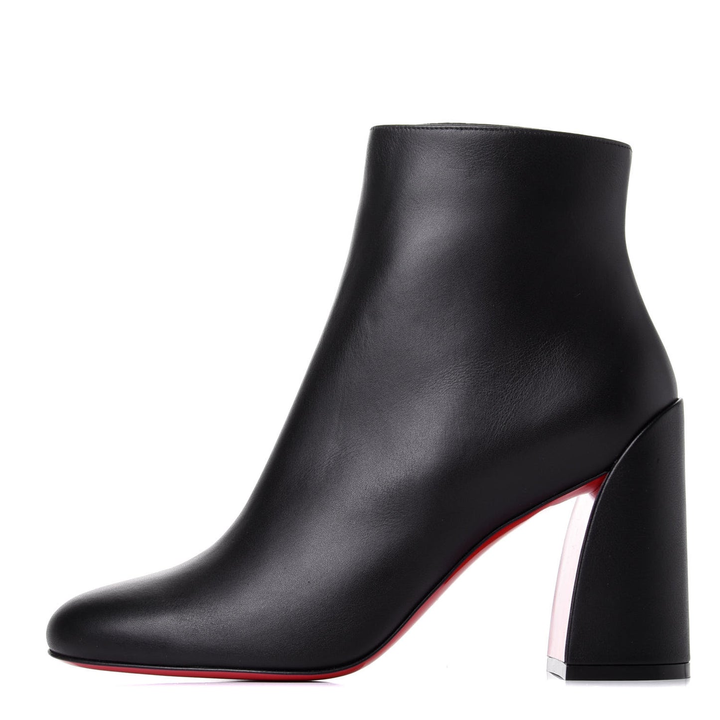 Calfskin Turela 85 Ankle Boots 36.5 Black