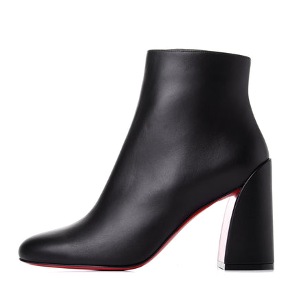 Christian Louboutin Calfskin Turela 85 Ankle Boots 36.5 Black 1 of 10
