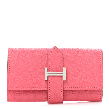 Hermes Chevre Mysore Bearn Multicles 4 Key Holder Rose Lipstick 1 of 8