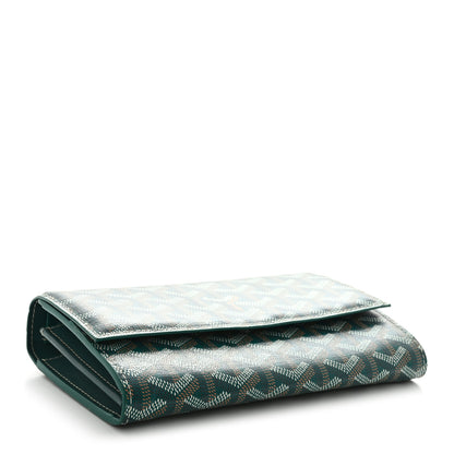 Goyard Goyardine Varenne Continental Wallet Green 4 of 10
