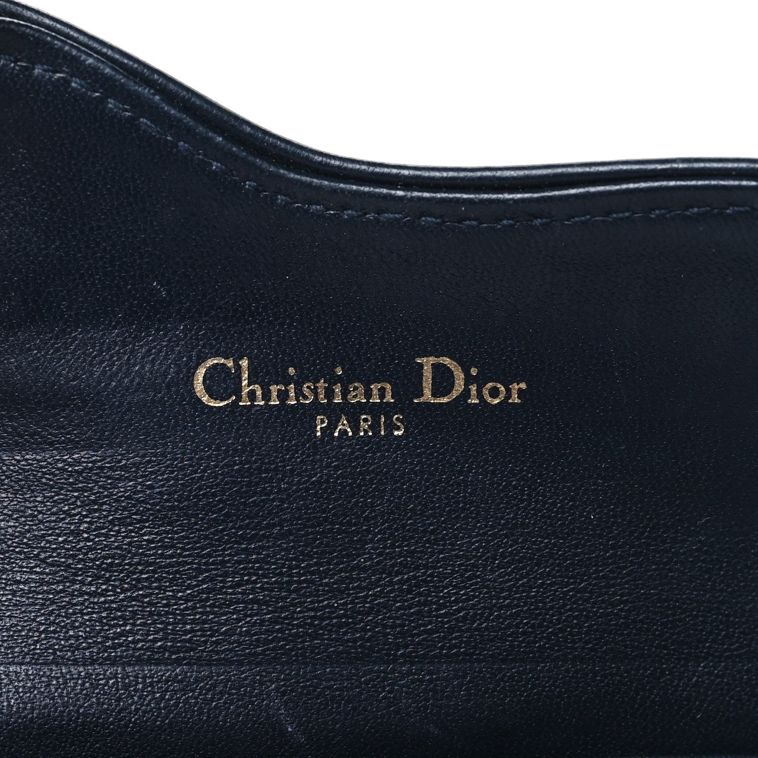 Christian Dior Oblique Saddle Bloom Card Holder Blue 6 of 8