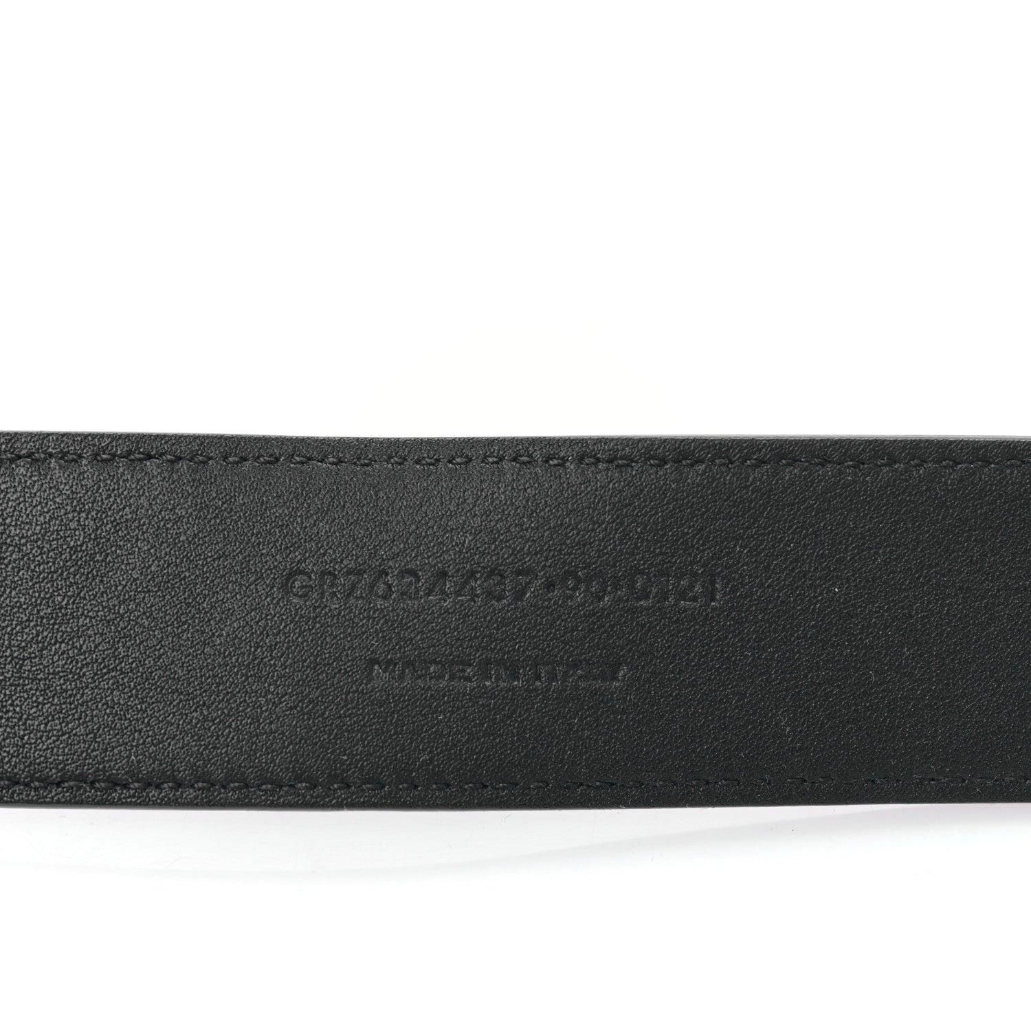 Saint Laurent Smooth Calfskin Monogram Square Buckle Belt 90 36 Black 4 of 5