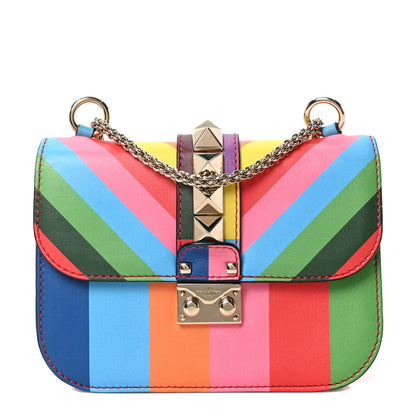 Valentino Garavani Vitello 1973 Small Glam Lock Rockstud Flap Multicolor 1 of 9