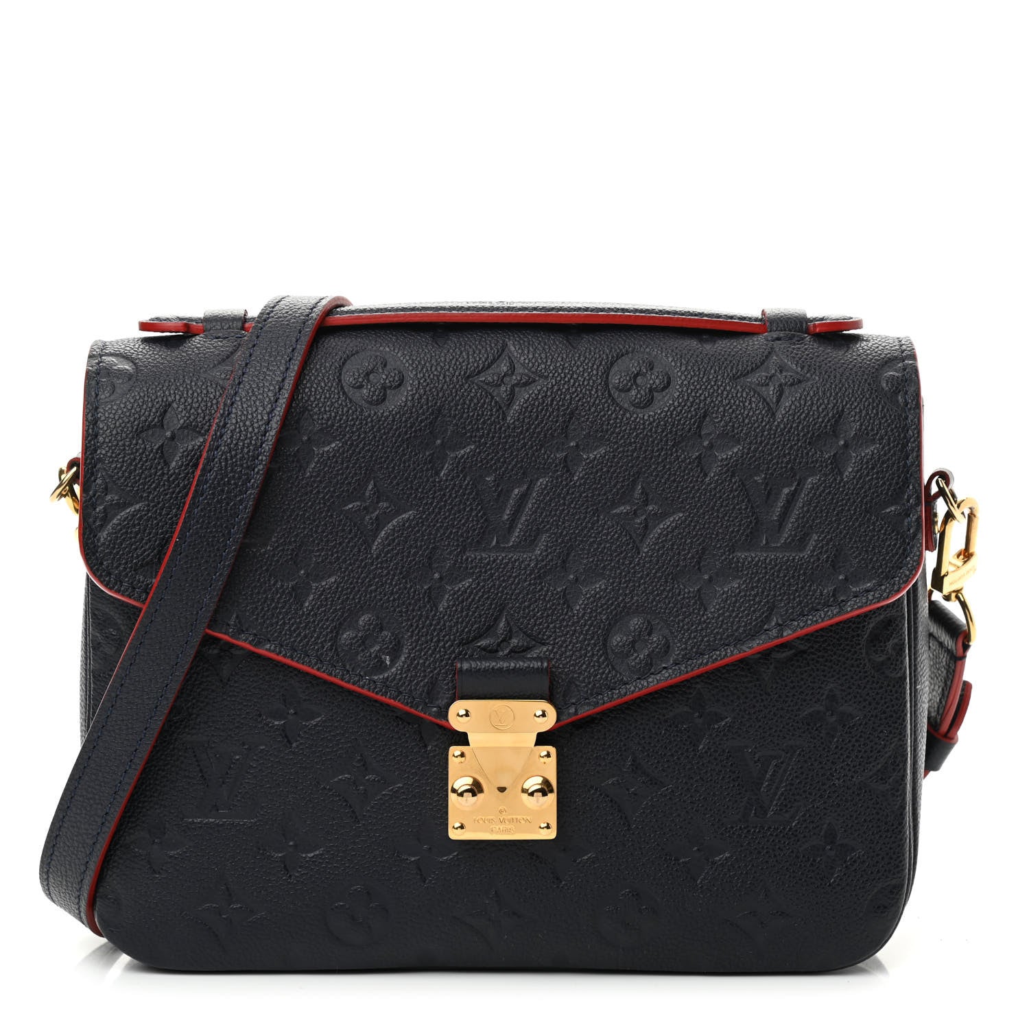 Louis Vuitton Empreinte Pochette Metis Marine Rouge 1 of 12
