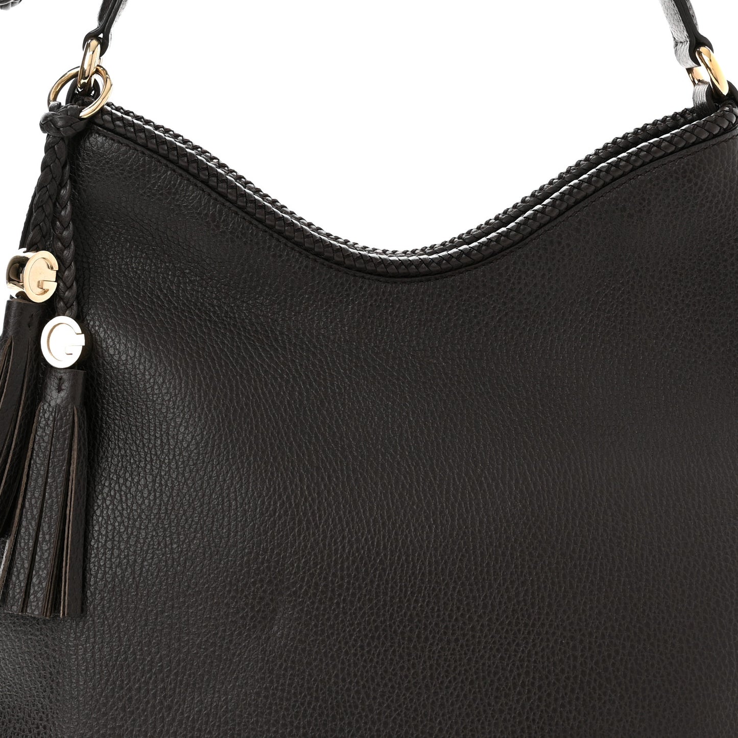 Pebbled Calfskin Medium Marrakech Hobo Dark Brown