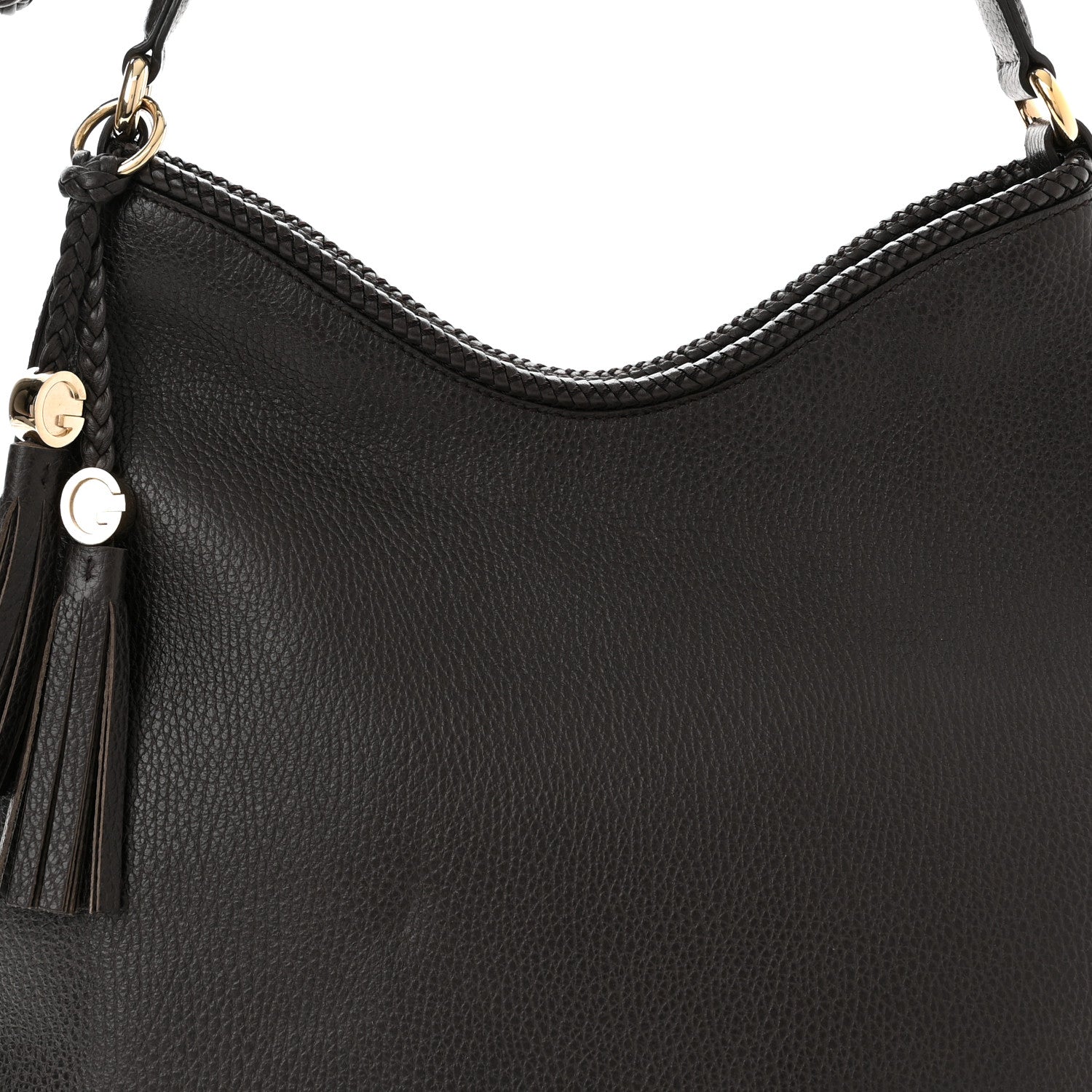 Gucci Pebbled Calfskin Medium Marrakech Hobo Dark Brown 8 of 10