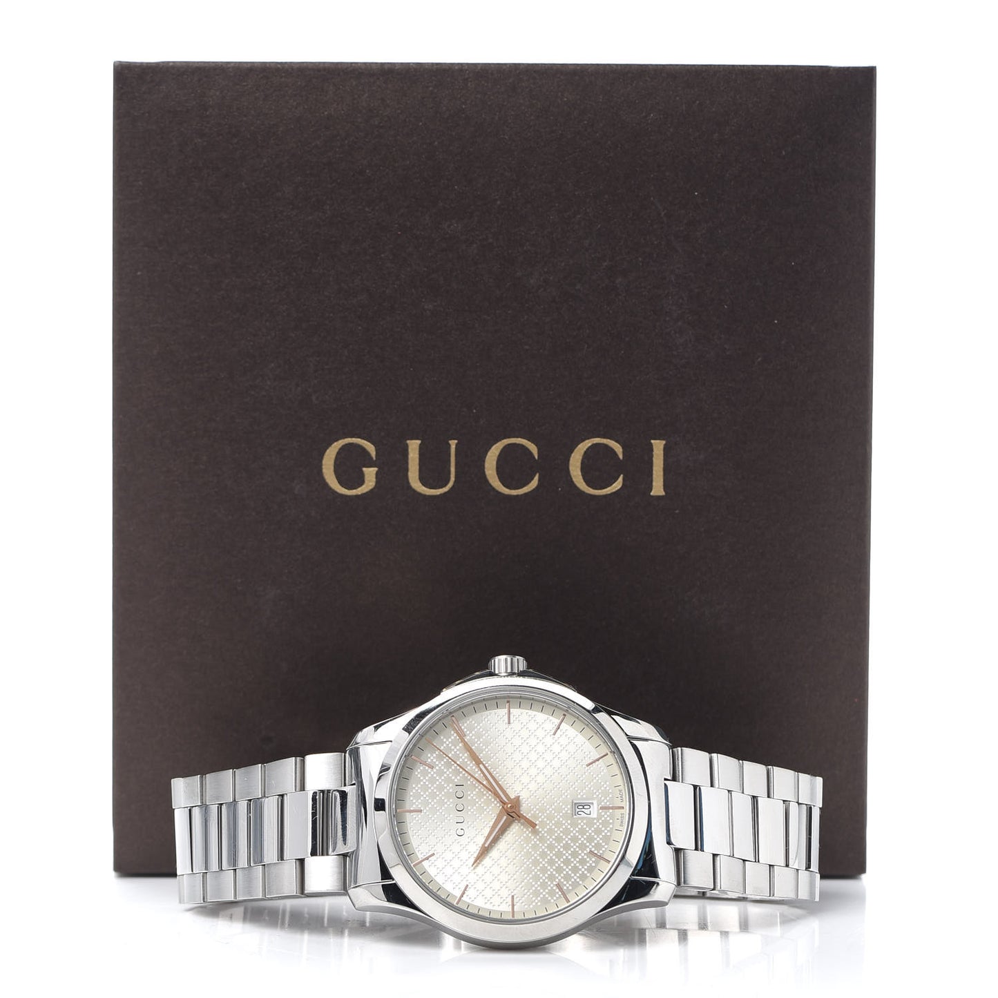 Stainless Steel 38mm G-Timeless Diamante Quartz Watch