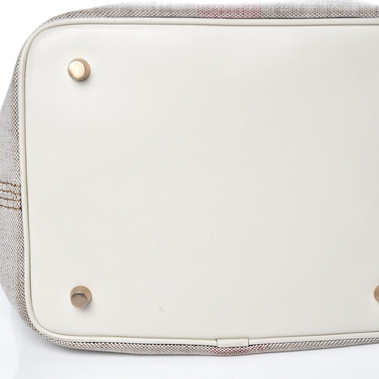 Canvas Mega Check Medium Ashby Hobo White