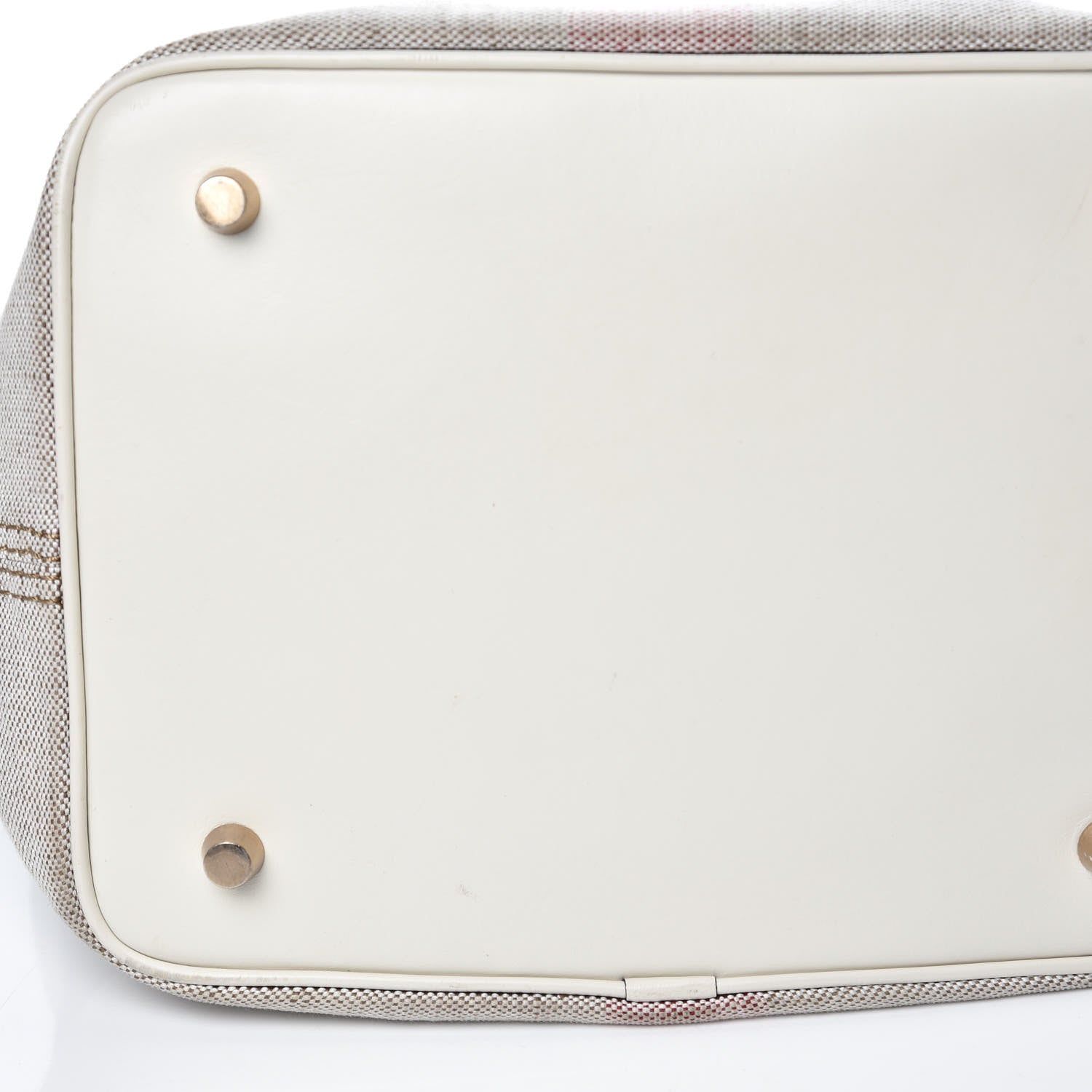 Burberry Canvas Mega Check Medium Ashby Hobo White 10 of 16