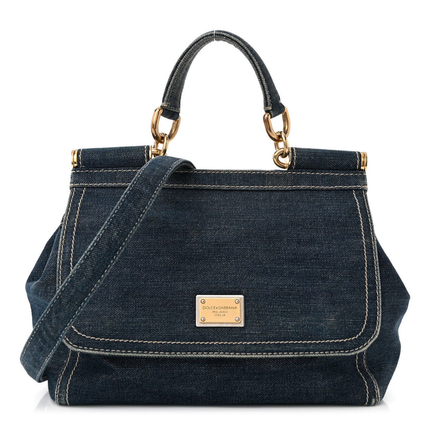 Denim Miss Sicily Satchel Blue Jeans