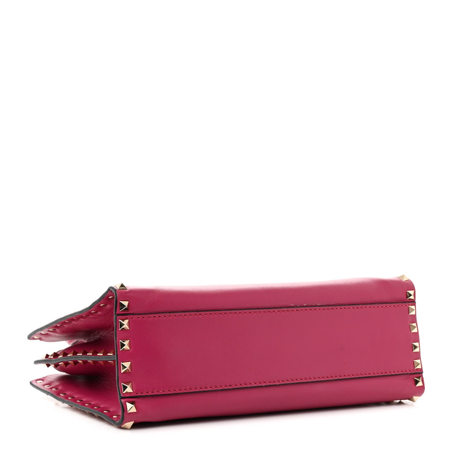 Valentino Garavani Vitello Rockstud Tote Deep Cyclamin 4 of 21