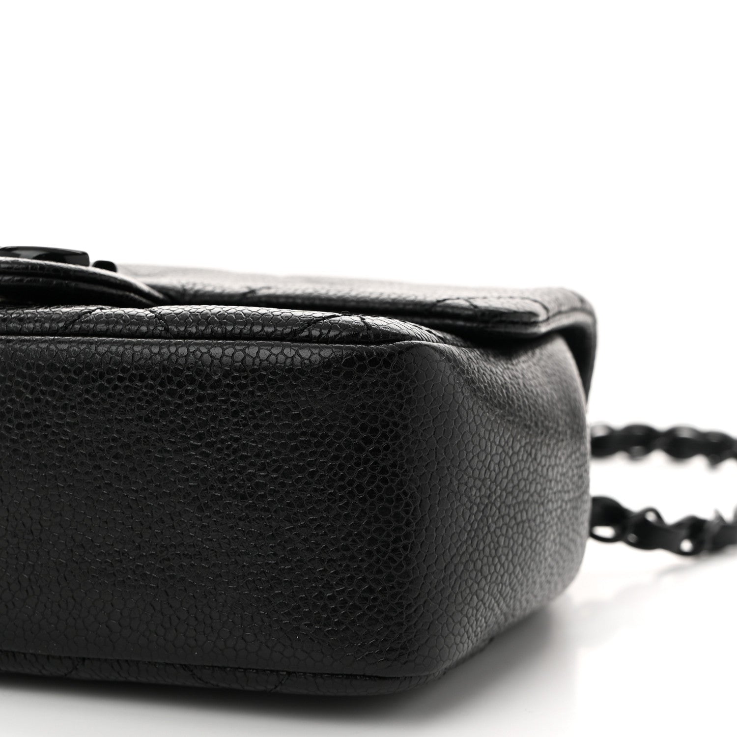 Chanel Caviar Quilted Incognito Mini Square Flap Black 10 of 11