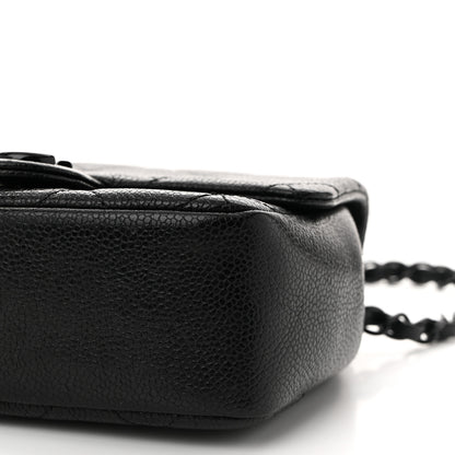 Chanel Caviar Quilted Incognito Mini Square Flap Black 10 of 11