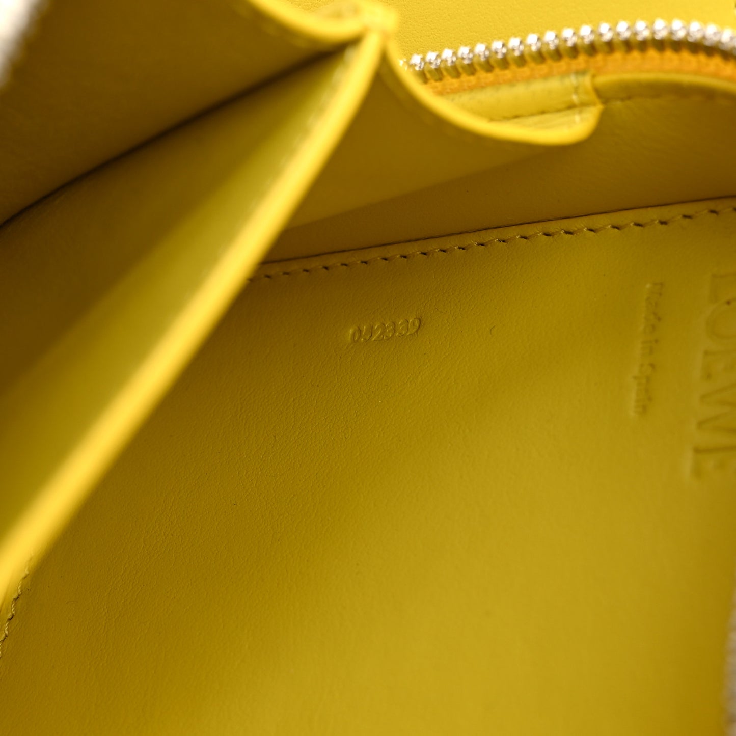 Calfskin Molded Sling Crossbody Bag Yellow