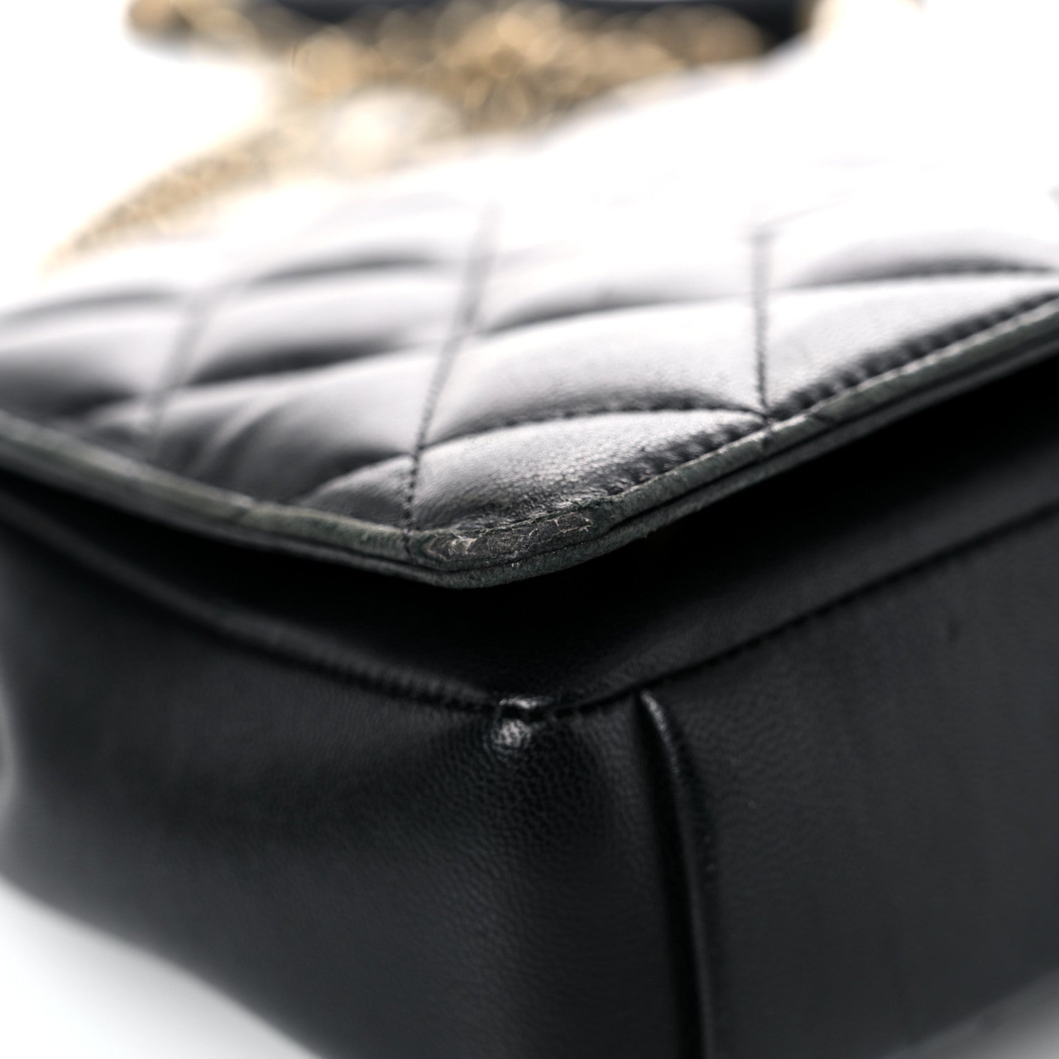 Chanel Lambskin Quilted Small Diamond CC Flap Black 7 of 26