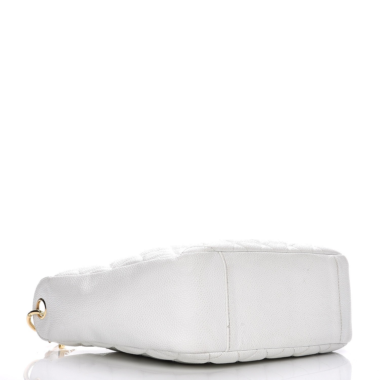 Chanel Caviar Quilted Hobo White 4 of 18