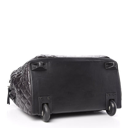 Chanel Nylon Quilted Coco Cocoon Trolley Black 4 of 12