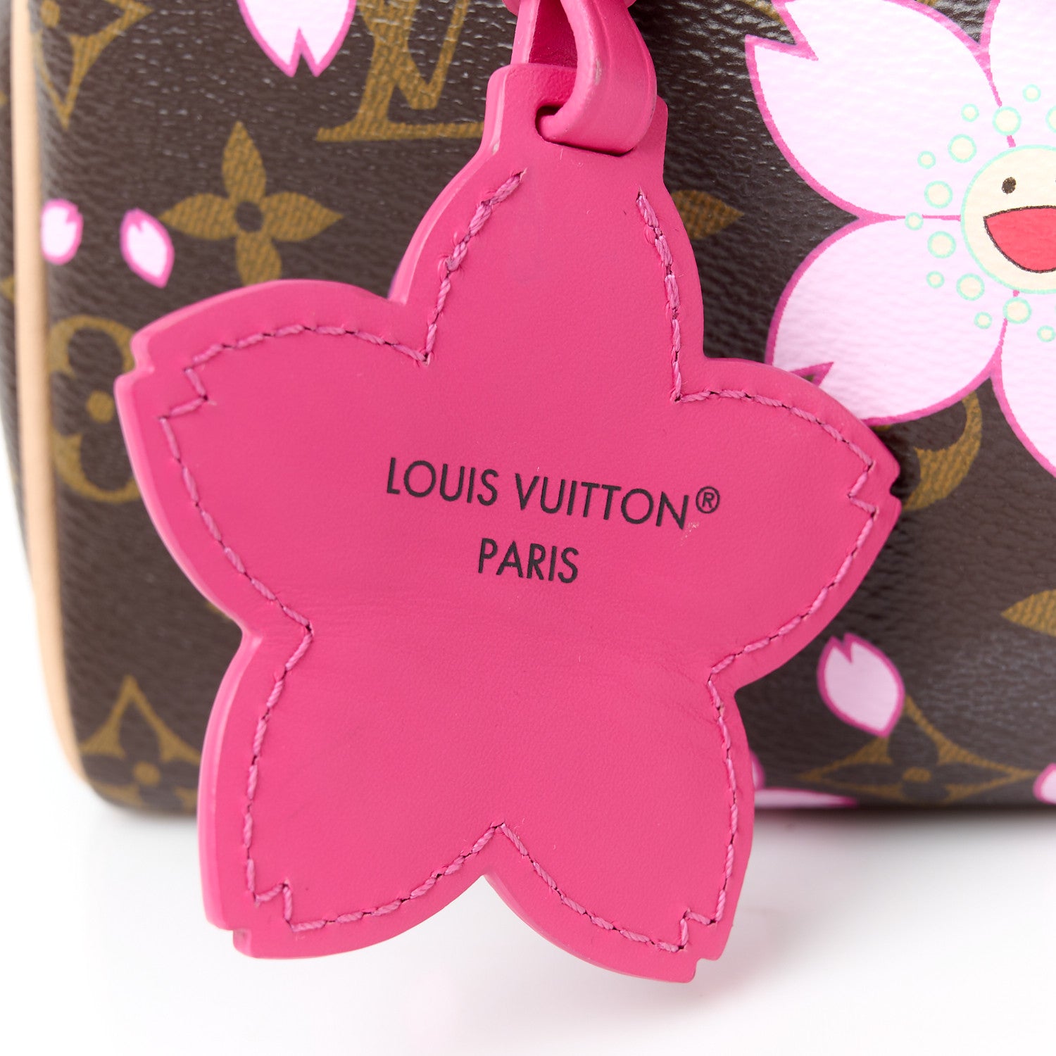 Louis Vuitton LV X TM Monogram Cherry Blossom Speedy Bandouliere 25 Sakura Brown 9 of 12