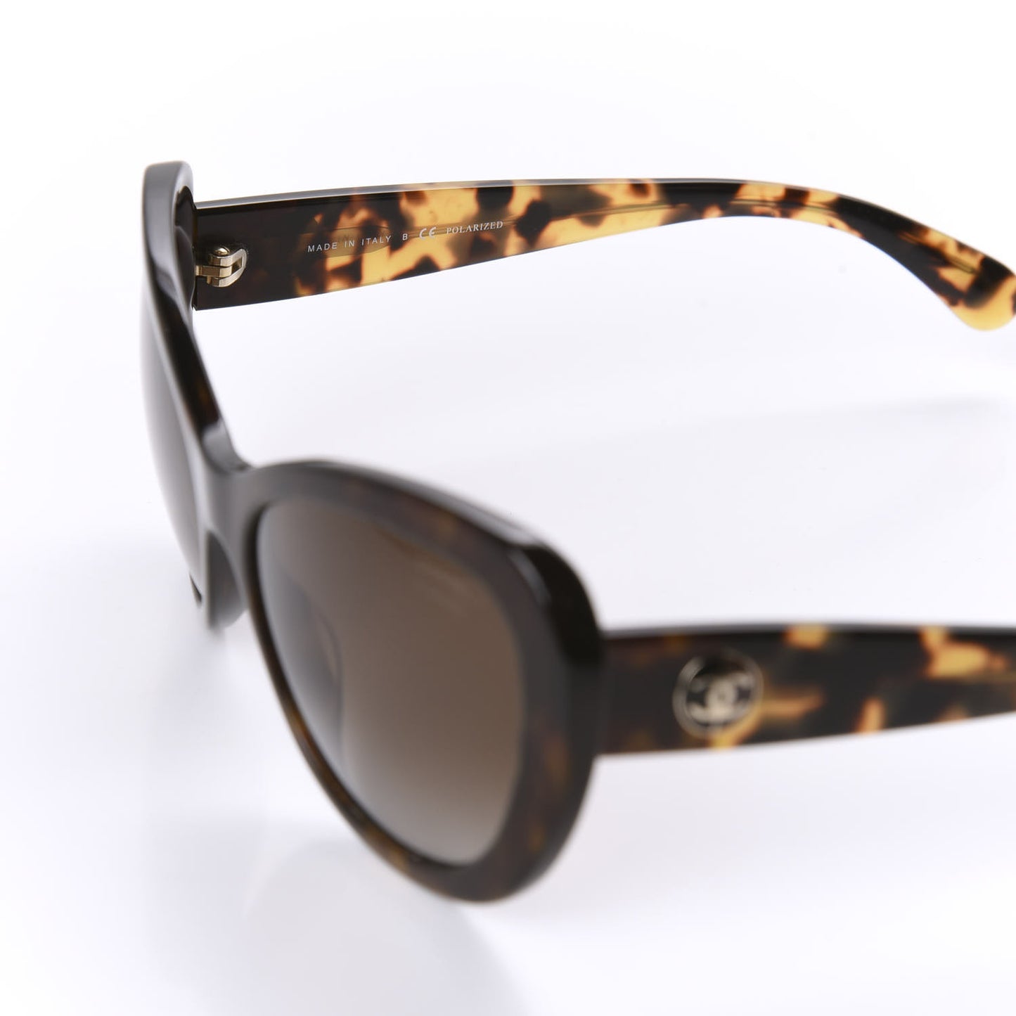 Acetate Polarized Cat Eye Sunglasses 5321 Tortoise