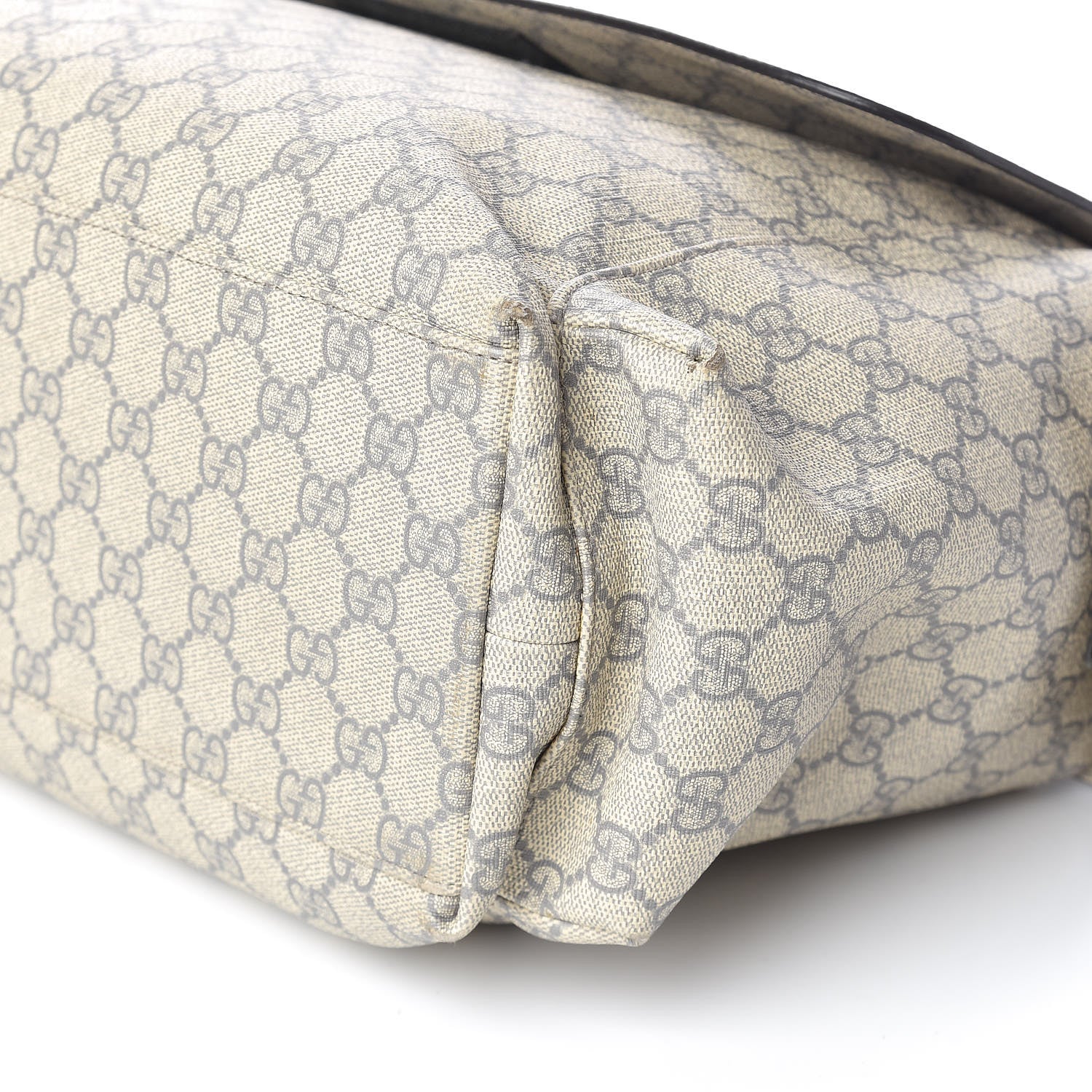 Gucci GG Plus Monogram Messenger Diaper Bag Ecru Grigio 6 of 11