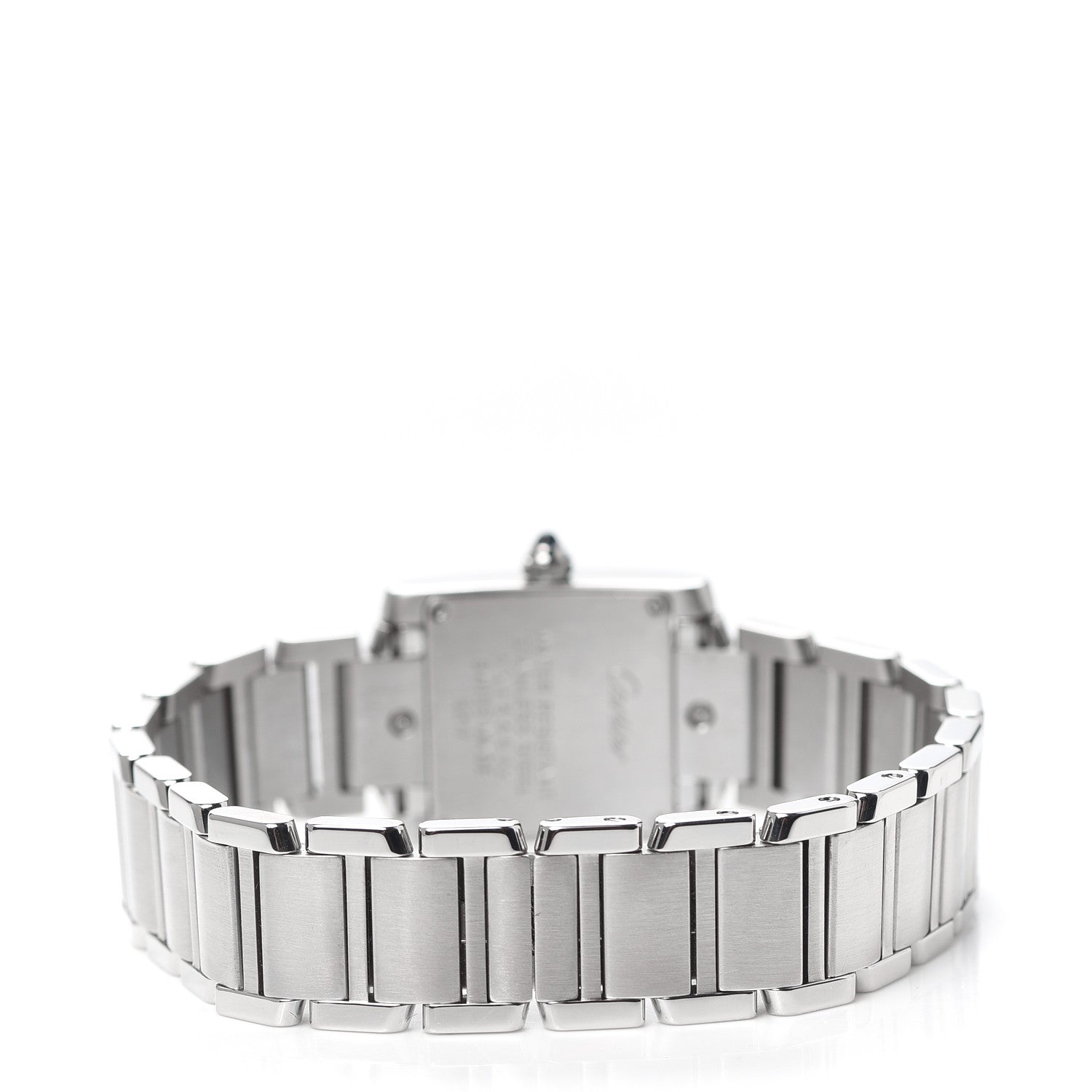 Cartier Stainless Steel Diamond 20mm Tank Francaise Quartz Watch 3 of 6
