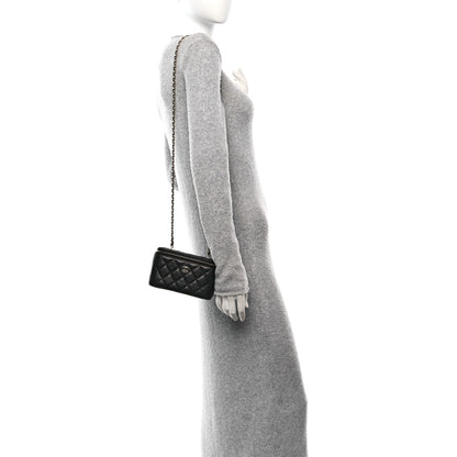 Chanel Caviar Quilted Small Vanity Case With Chain Black 2 of 10