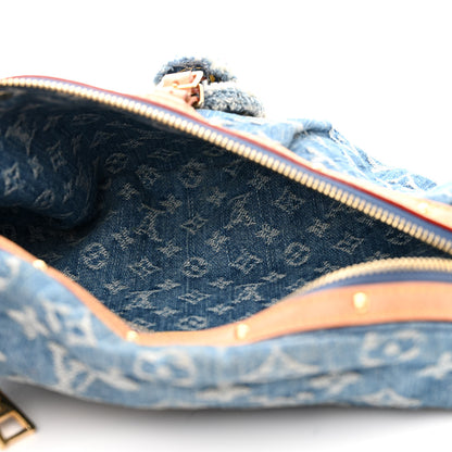 Louis Vuitton Monogram Denim High Rise Bumbag Blue 5 of 10