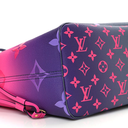 Louis Vuitton Monogram Giant Spring In The City Neverfull MM Midnight Fuchsia 9 of 10