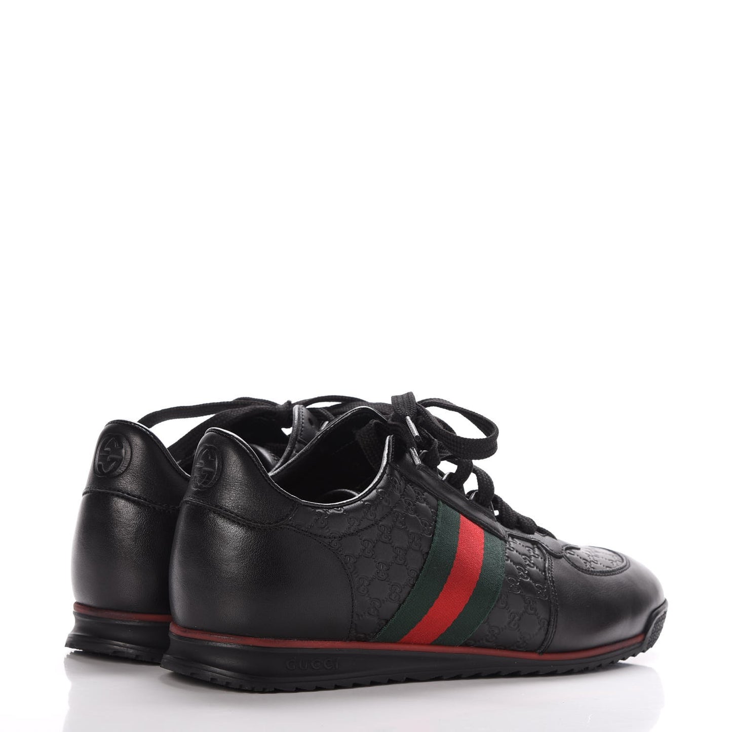 Guccissima Web Sneakers 7.5 Black