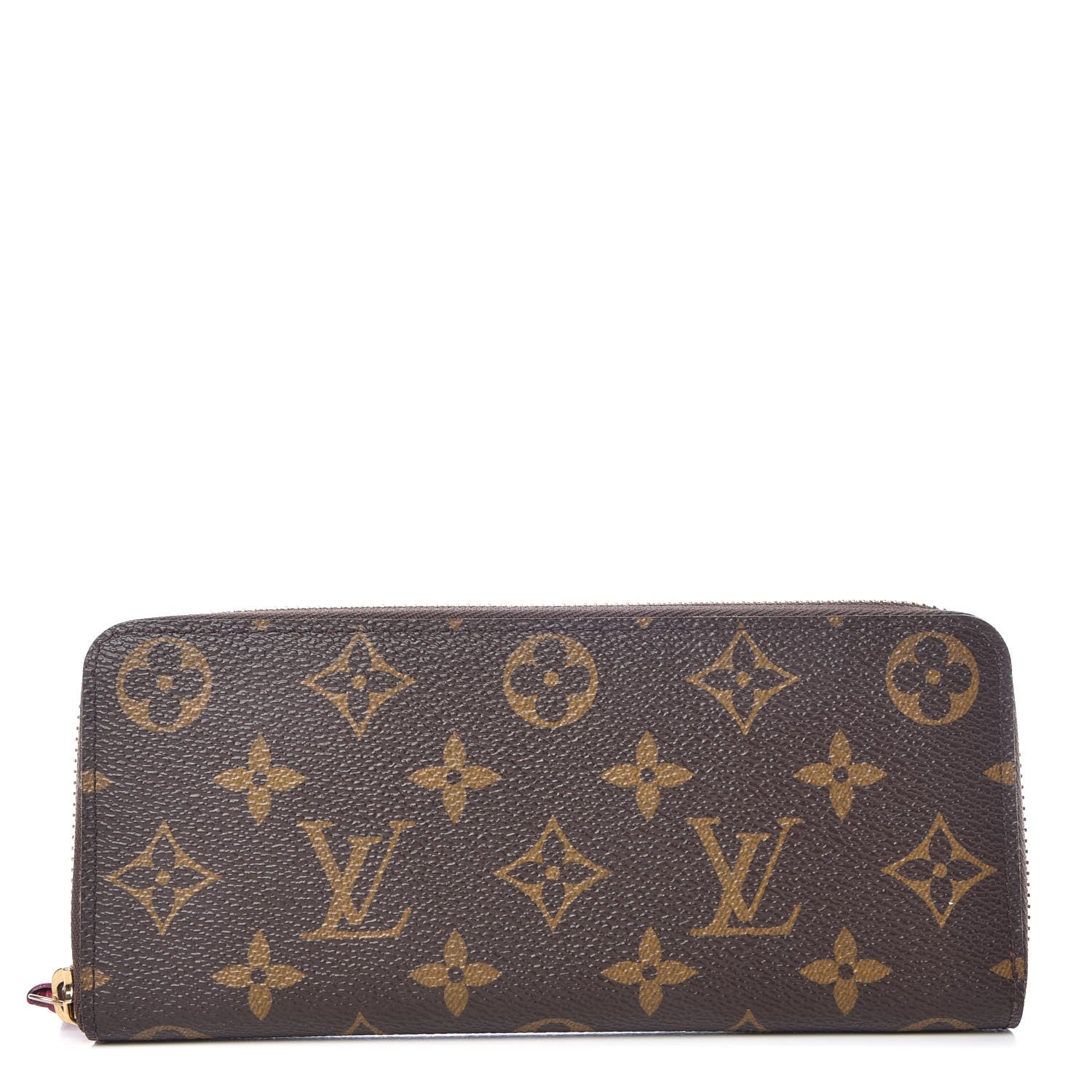 Louis Vuitton Monogram Clemence Wallet Fuchsia 1 of 7