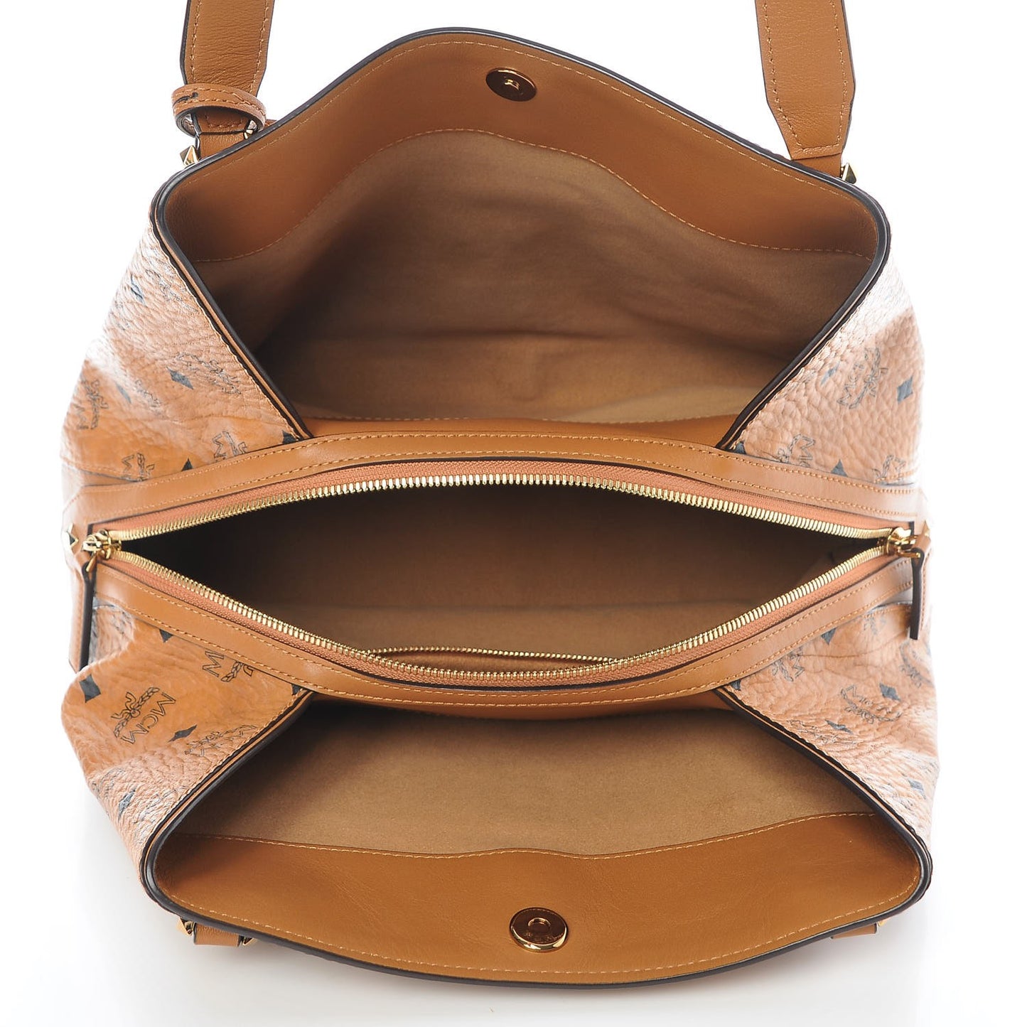 Visetos Large Hobo Cognac