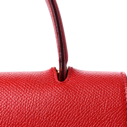 Celine Baby Grained Calfskin Micro Belt Bag Coquelicot 13 of 14