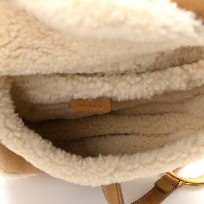 Christian Dior Shearling Saddle Bag Camel 5 of 10