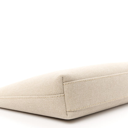 Givenchy Canvas Travel Pouch Pouch Wristlet Army Beige 9 of 10