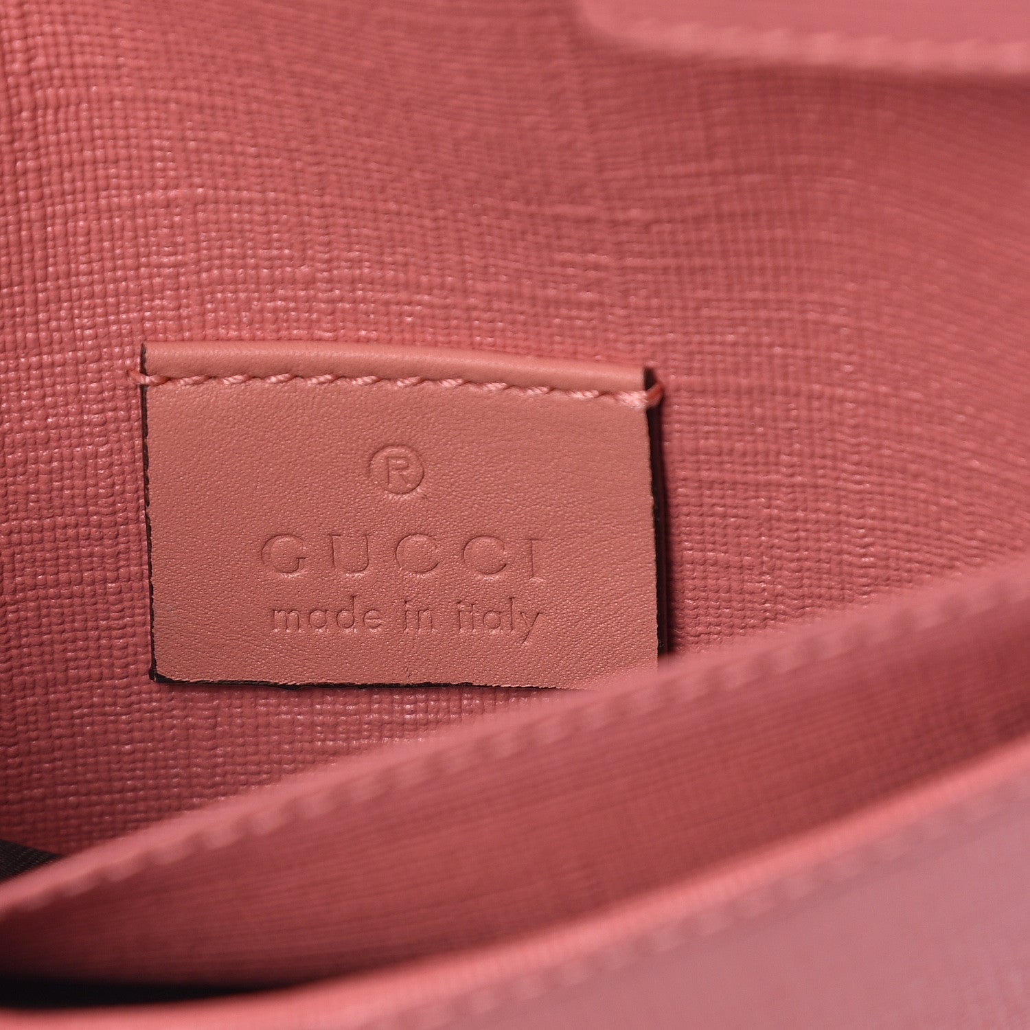 Gucci GG Supreme Monogram Embroidered Face iPhone 6 Case Wristlet Pink 6 of 7