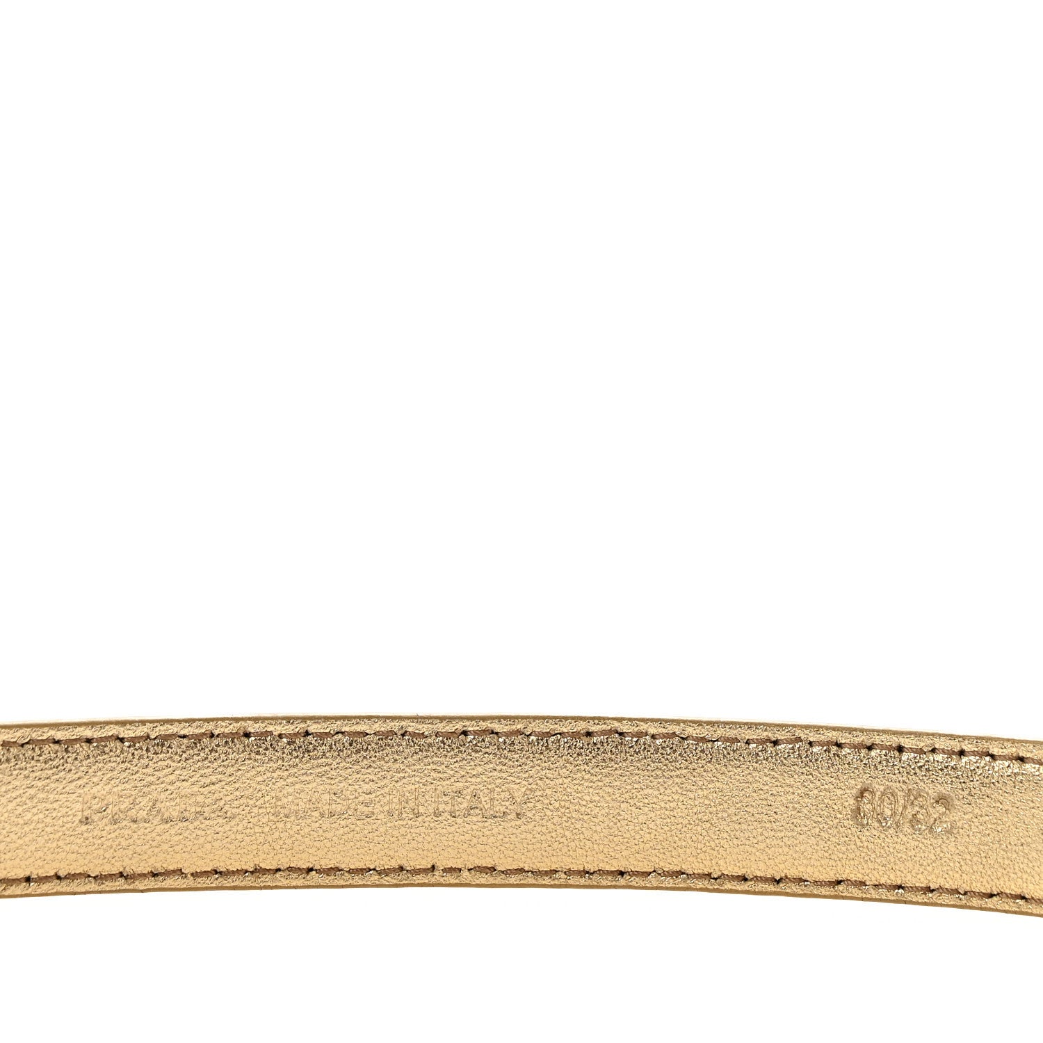 Prada Spazzolato Borchie Triangle Belt 85/34 Platino 5 of 8