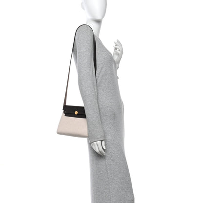 Hermes Military Toile Vache Hunter Herbag Zip Retourne 20 Ecru Beige Ebene 2 of 11