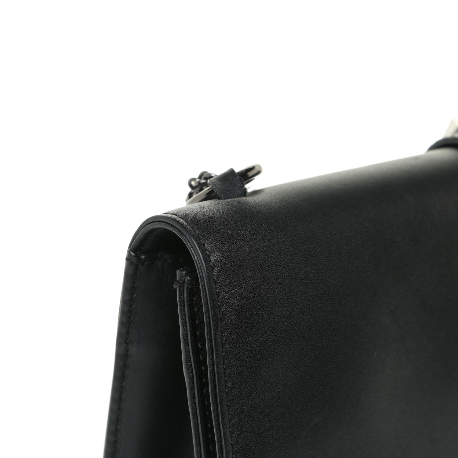 Valentino Garavani Vitello Medium Glam Lock Rockstud Flap Black 7 of 21