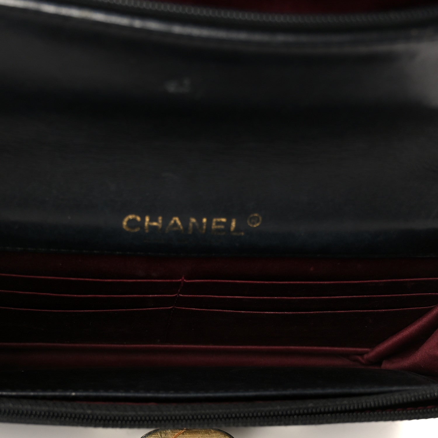 Chanel Lambskin Quilted Golden Class Wallet on Chain WOC Black 5 of 11